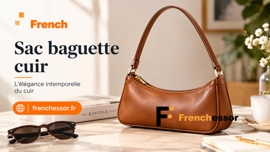Sac baguette cuir