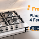 Plaque gaz 4 feux inox
